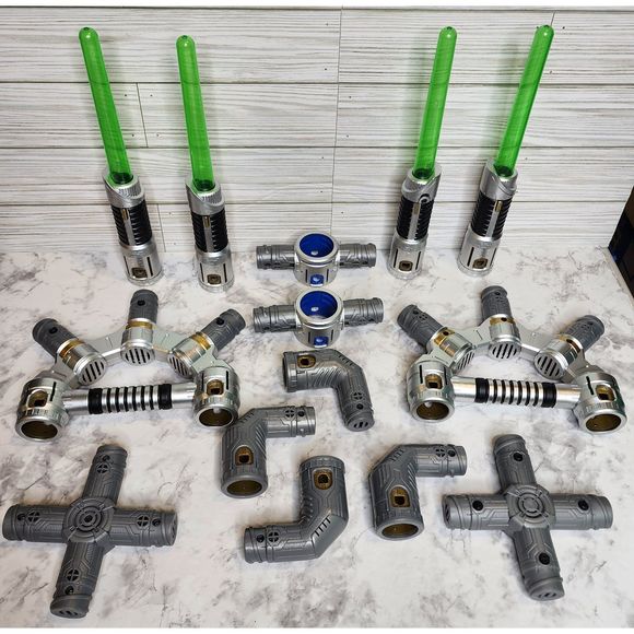 Star Wars Blade Builder Jedi Master Double Set Two Complete Sets - Picture 3 of 4